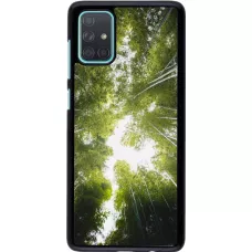 Samsung Galaxy A71 Case Hülle - Spring 23 forest blue sky
