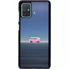Samsung Galaxy A71 Case Hülle - Spring 23 pink bus