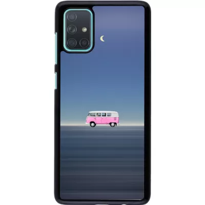 Samsung Galaxy A71 Case Hülle - Spring 23 pink bus
