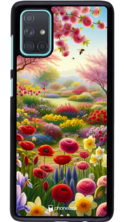 Samsung Galaxy A71 Case Hülle - Frühling 25 Strauß Frühling