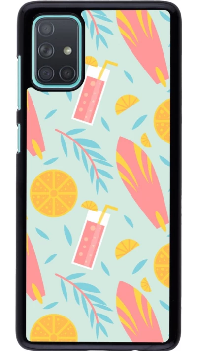 Samsung Galaxy A71 Case Hülle - Summer 2025 Pattern citron