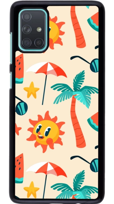 Samsung Galaxy A71 Case Hülle - Summer 2025 Pattern soleil