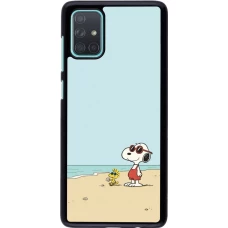 Samsung Galaxy A71 Case Hülle - Snoopy on the beach Summer 2026