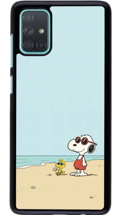 Coque Samsung Galaxy A71 - Snoopy on the beach Summer 2026