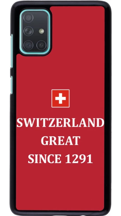 Coque Samsung Galaxy A71 - Switzerland Great Since 1291