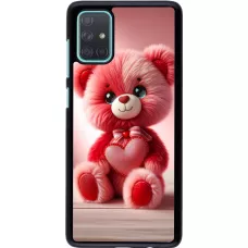 Coque Samsung Galaxy A71 - Valentine 2024 Ourson rose