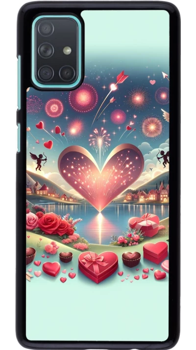 Samsung Galaxy A71 Case Hülle - Valentin 2025 Schick