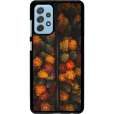 Samsung Galaxy A72 Case Hülle - Autumn 26 Road in autumn