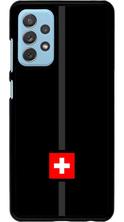 Samsung Galaxy A72 Case Hülle - Kanton CH schwarz