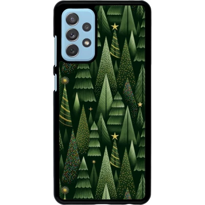 Samsung Galaxy A72 Case Hülle - Christmas 25 Pattern Xmas Tree