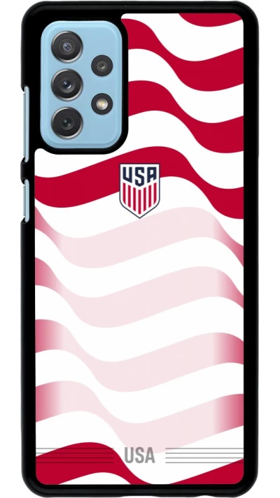 Samsung Galaxy A72 Case Hülle - Vereinigten Staaten 2026 personalisierbares Fussballtrikot