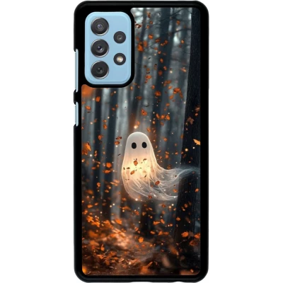 Samsung Galaxy A72 Case Hülle - Halloween 2025 Ghost in the forest