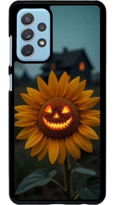 Samsung Galaxy A72 Case Hülle - Halloween 2026 Evil Sunflower