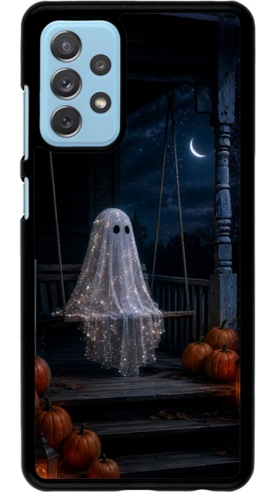 Samsung Galaxy A72 Case Hülle - Halloween 2026 Ghost on a swing
