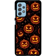 Samsung Galaxy A72 Case Hülle - Halloween 2026 Pattern Pumpkins