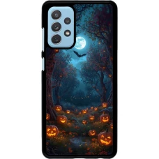 Samsung Galaxy A72 Case Hülle - Halloween 2026 Road of Pumpkins