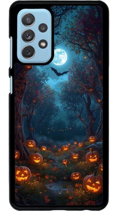 Samsung Galaxy A72 Case Hülle - Halloween 2026 Road of Pumpkins