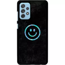 Samsung Galaxy A72 Case Hülle - Happy smiley irisirt