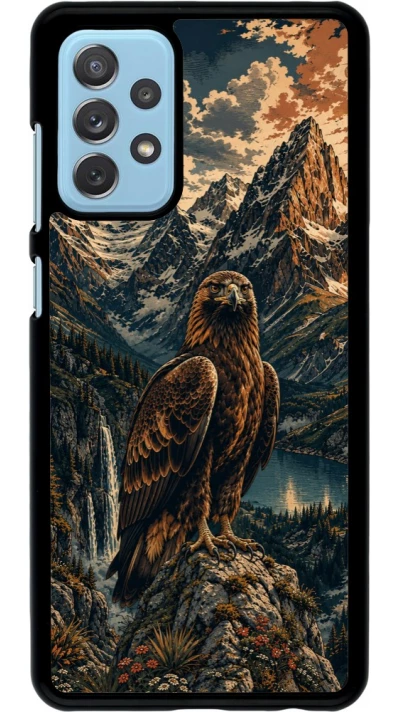 Coque Samsung Galaxy A72 - Linocut Aigle Royal
