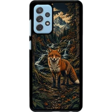 Coque Samsung Galaxy A72 - Linocut Renard
