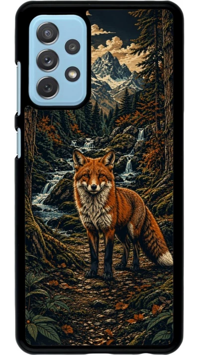 Coque Samsung Galaxy A72 - Linocut Renard