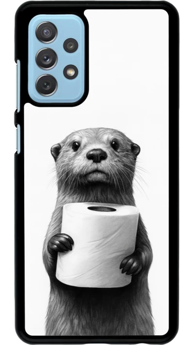 Samsung Galaxy A72 Case Hülle - Otter Toilettenpapier