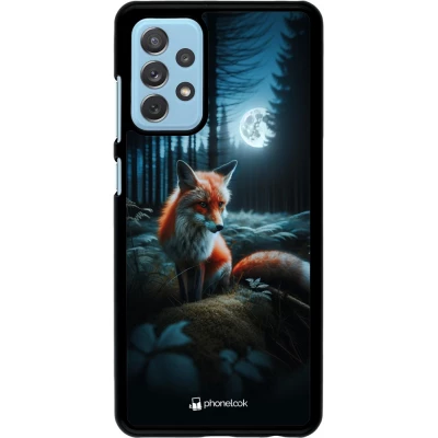 Samsung Galaxy A72 Case Hülle - Fuchs Mond Wald