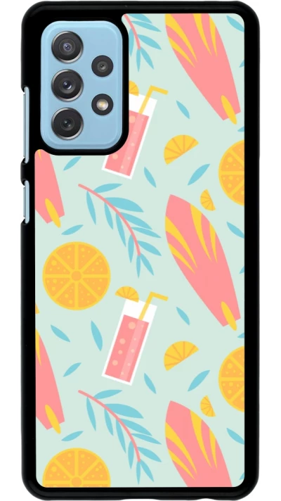 Samsung Galaxy A72 Case Hülle - Summer 2025 Pattern citron