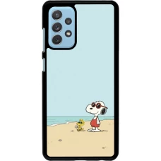Samsung Galaxy A72 Case Hülle - Snoopy on the beach Summer 2026
