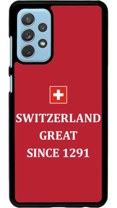 Coque Samsung Galaxy A72 - Switzerland Great Since 1291