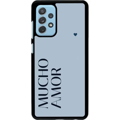 Coque Samsung Galaxy A72 - Valentine 2024 mucho amor azul