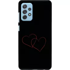Samsung Galaxy A72 Case Hülle - Valentine 2023 attached heart