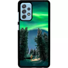 Samsung Galaxy A72 Case Hülle - Winter 22 Northern Lights