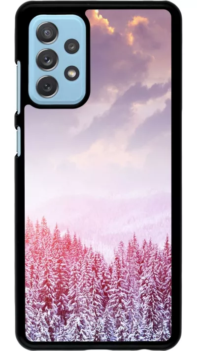 Coque Samsung Galaxy A72 - Winter 22 Pink Forest