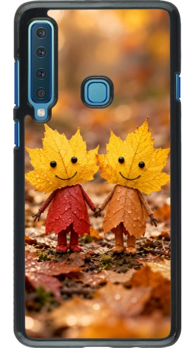 Coque Samsung Galaxy A9 - Autumn 26 Couple of leaves