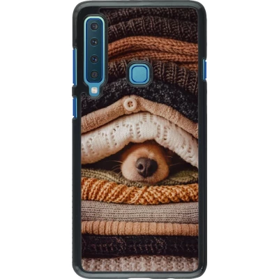 Coque Samsung Galaxy A9 - Autumn 26 Dog under the covers