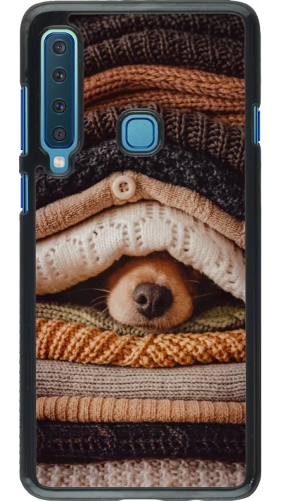 Coque Samsung Galaxy A9 - Autumn 26 Dog under the covers