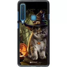 Coque Samsung Galaxy A9 - Halloween 21 Witch cat