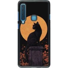 Coque Samsung Galaxy A9 - Halloween 2026 Cat Art Nouveau