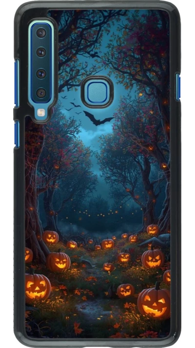 Coque Samsung Galaxy A9 - Halloween 2026 Road of Pumpkins