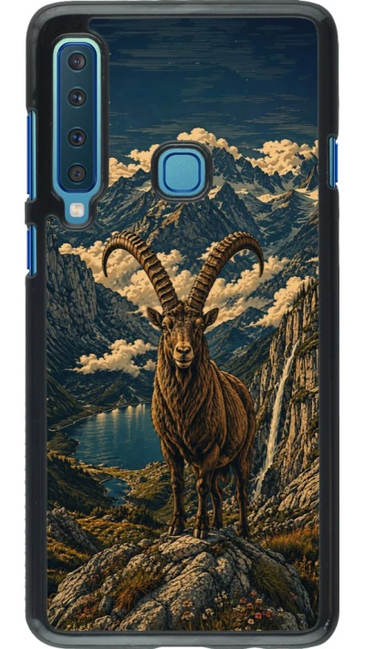 Coque Samsung Galaxy A9 - Linocut Bouquetin