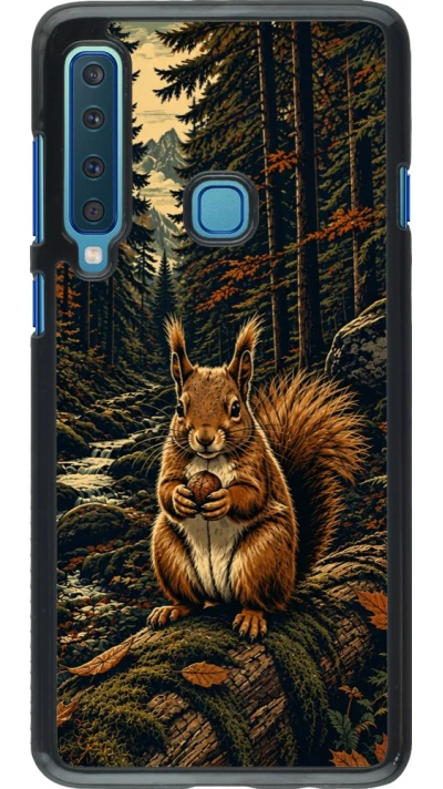 Coque Samsung Galaxy A9 - Linocut Ecureuil
