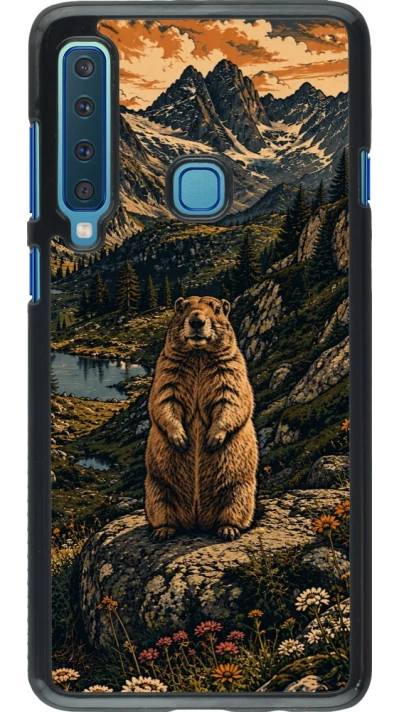 Coque Samsung Galaxy A9 - Linocut Marmotte