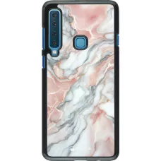 Samsung Galaxy A9 Case Hülle - Rosa Leuchtender Marmor