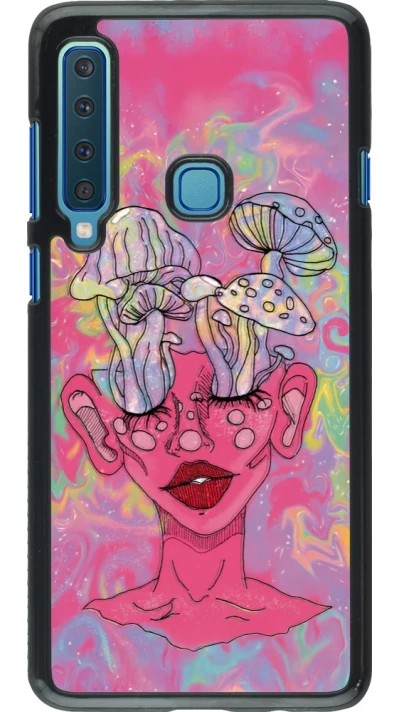 Coque Samsung Galaxy A9 - Psychedelic pink mushroom