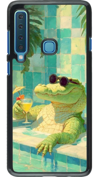 Coque Samsung Galaxy A9 - Crocodile in the swimming pool Summer 2026