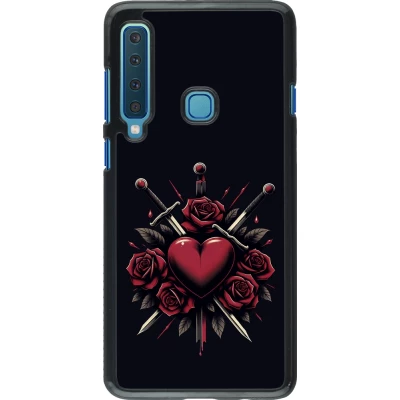 Coque Samsung Galaxy A9 - Valentine 2024 gothic love