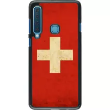 Coque Samsung Galaxy A9 - Vintage Flag SWISS