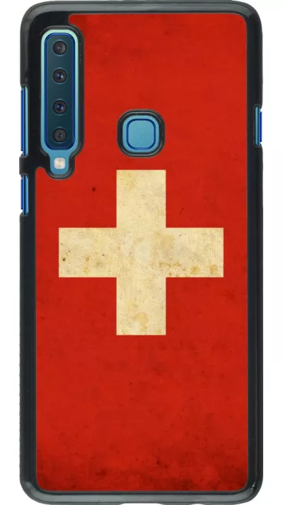 Coque Samsung Galaxy A9 - Vintage Flag SWISS