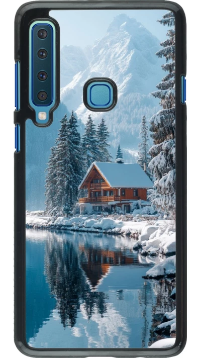 Coque Samsung Galaxy A9 - Winter 25 Winter house forest day